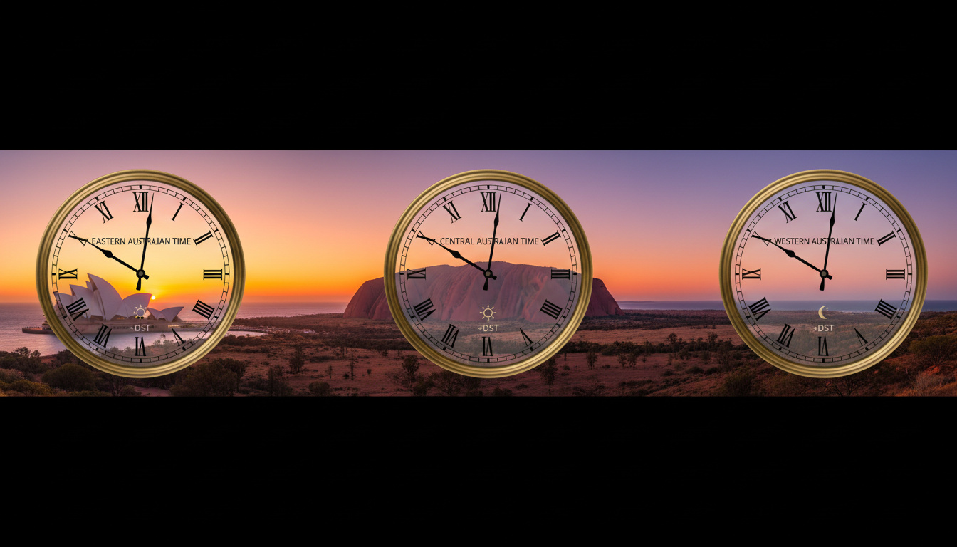Australian Clock Time in Australia - Current Times, Zones and DST Guide - Southern Review